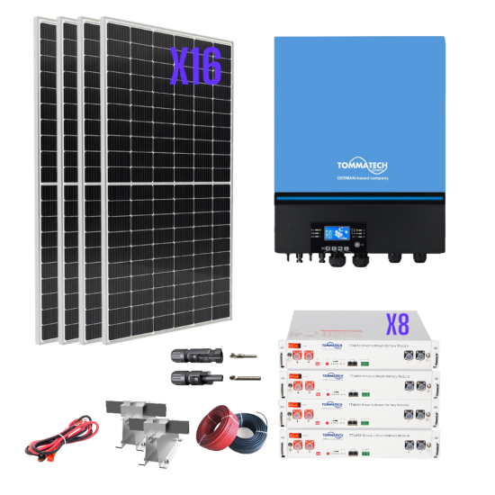 Solar Paket 11 KW Lityum Bataryalı Off Grid Sistem