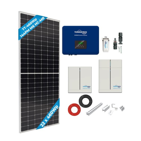Hibrit Solar Sistem Paket 10 kWe Lityum Bataryalı