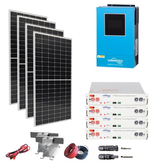 Solar Paket 5.6 KW Lityum Bataryalı Off Grid Sistem