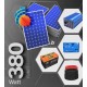 Solar Enerji Paketi 400 W - Mini Buzdolabı, Lamba, Şarj Aletleri, TV ve Uydu